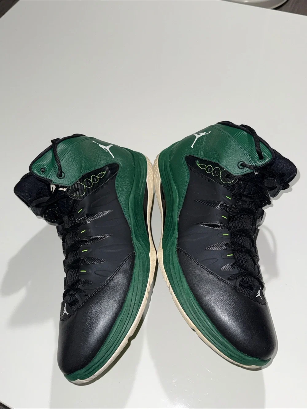Nike Air Jordan Prime Fly Black Electric Green Men's Size 16 Basketball Shoes